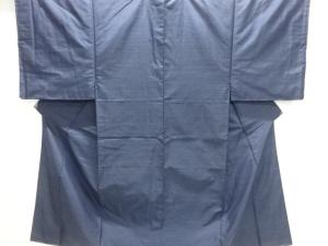 未使用品　変わり横段模様織り出し本場泥大島紬男物着物アンサンブル